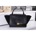 2015 Celine Original Ferrari leather crocodile 6608 black JH06610jz22