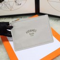 AAA 1:1 Hermes Cosmetic Bag H3700 Light Grey JH01300Pp71