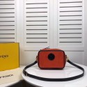 AAA Fendi MINI CAMERA CASE Natural-color suede bag 8BS019A JH08682im52