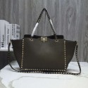 AAA VALENTINO Rockstud large tote 0973 Khaki JH09747Nk89