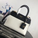 AAAAA Imitation Prada Esplanade Bag 1BA046 white&black JH05478QQ66