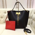 AAAAA Imitation VALENTINO Origianl leather tote 2078 black JH09608QQ66