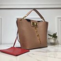 AAAAA VALENTINO Origianl Leather Bag V0008 Apricot JH09681hr50