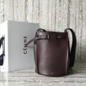 Copy CELINE BIG BAG BUCKET IN SUPPLE GRAINED CALFSKIN 55428 Wine JH06030nS53