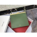Fake CELINE MINI CLASP BAG IN SMOOTH CALFSKIN 181053 GREEN JH06063gE29