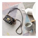 GIVENCHY GV3 leather and suede mini shoulder bag 1116 black JH09043cx21