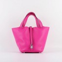 Hermes Picotin Lock 22cm Bags togo Leather 8616 rose JH01848OW36