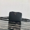 Knockoff AAA Prada Saffiano leather backpack 2VZ038 black JH05092nQ90