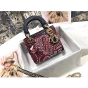 Knockoff Luxury LADY DIOR DIOR TOTE EMBROIDERED CANVAS BAG 2550-1 JH06889Pd89