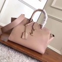 Replica SAINT LAURENT Monogram Cabas small leather tote 3807 pink JH08114qE46