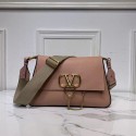 VALENTINO Origianl leather shoulder bag V0888 pink JH09541pE71