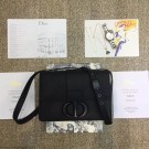 AAA 1:1 Dior 30 MONTAIGNE CALFSKIN BAG M92030 black JH07134Lg12