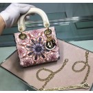 AAAAA Imitation MINI LADY DIOR EMBROIDERED BAG M0598CRMH-4 JH07248QQ66