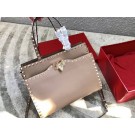 AAAAA Imitation VALENTINO Candy Rockstud quilted leather shoulder bag 0650L pink JH09817wA64