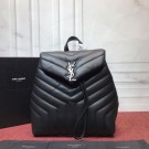 AAAAA SAINT LAURENT City leather backpack 8051 black JH07911hr50