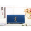 Cheap 2015 Yves Saint Laurent hot style patent leather 5486 brilliant blue JH08473sS51