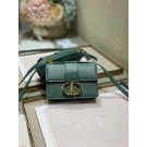 Copy DIOR 30 MONTAIGNE BAG Calfskin mini M9204U green JH06766NX87