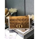 DIOR 30 MONTAIGNE CHAIN BAG Camel-Colored Shearling M9208 JH06846Sm85