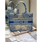 DIOR BOOK TOTE EMBROIDERED CANVAS BAG C1286-9 JH06944Fa12