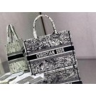 DIOR BOOK TOTE Latte Multicolor Dior Zodiac Embroidery M1287Z JH06824wv93