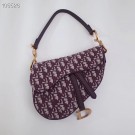 Dior SADDLE BAG CANVAS M0446 purplish JH07298Ce27