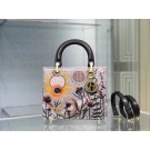 DIOR TOTE EMBROIDERED CANVAS BAG CA0111-1 JH06938fN93