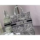 Fake Best DIOR BOOK TOTE Latte Multicolor Dior Zodiac Embroidery M1286Z JH06825vH80