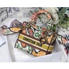 Fake MEDIUM LADY D-LITE BAG M0565O Yellow Multicolor Dior Paisley Embroidery JH06759El40