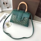 Goyard Calfskin Leather Mini Tote Bag 9955 green JH06663GR32