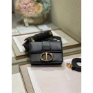 Imitation DIOR 30 MONTAIGNE BAG Calfskin mini M9204U black JH06767qN69