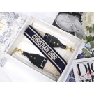Imitation Dior Oblique Embroidered Velvet SHOULDER STRAP S8540CWVR-2 Blue JH06900bM57