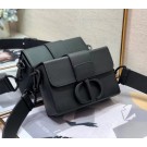Knockoff Top DIOR 30 MONTAIGNE BOX BAG Black Ultramatte Grained Calfskin M9204S JH06905wV33