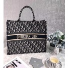 Knockoff Top DIOR BOOK TOTE BAG IN EMBROIDERED DIOR OBLIQUE CANVAS M1286 JH07495wV33