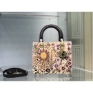 LADY DIOR DIOR TOTE EMBROIDERED CANVAS BAG CA0111-2 JH06937NE93