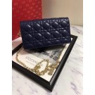 Luxury LADY DIOR-CLUTCH VAN LAMSLEER S0204 dark blue JH07332hU18