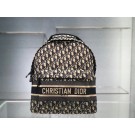 Replica Dior original canvas knapsack CR2025 blue JH06934qE46