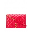 SAINT LAURENT leather shoulder bag Y579607 red JH07796MT15