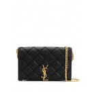 SAINT LAURENT leather shoulder bag Y585031 black JH07793FA31