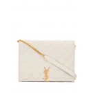 Top SAINT LAURENT leather shoulder bag Y579607 white JH07798xs20