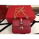 Top Valentino Garavani Shoulder Bag Ferrari Leather V0817 Burgundy JH09900zq44