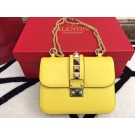 Valentino Garavani Shoulder Bag Ferrari Leather V0817 Yellow JH09901QX19