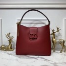 VALENTINO Origianl Palm Leather Bag V5002 Wine JH09664xL57