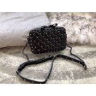 VALENTINO Rockstud leather camera cross-body bag 57367 black JH09703Pg44