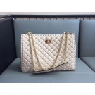 Valentino Starry Series Shopping Bag Original Sheepskin Leather 0346 off-white JH09819EW49