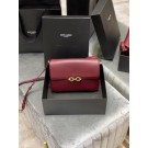 YSL LE MAILLON SATCHEL IN SMOOTH LEATHER 6497952 Burgundy JH07699ll49