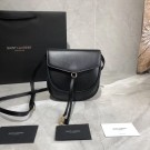 Yves Saint Laurent Cow Leather Shoulder Bag Y551559 Black JH07842yn71