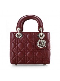 2014 Dior Original leather 44552 red wine gold chain JH07692NR41