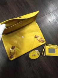 2015 Balenciaga clutch bag 4409 yellow JH09459hn36