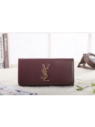 2015 Yves Saint Laurent hot style original leather 5486 burgundy JH08466WA48