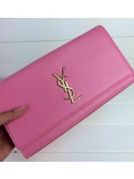 2015 Yves Saint Laurent new model clutch 30210 pink JH08399Qa67